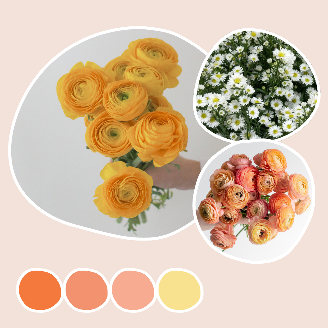 Wildflower Mixed Box – Golden Bloom | Flower Moxie Bulk Flowers