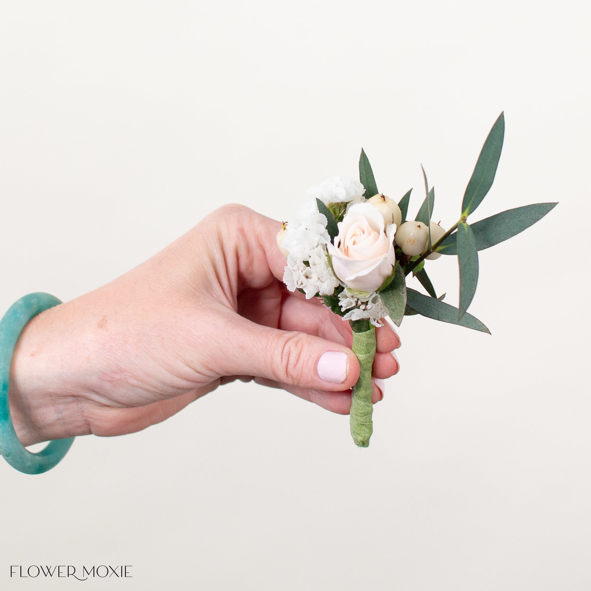 Cream Premade Corsages – Flower Moxie