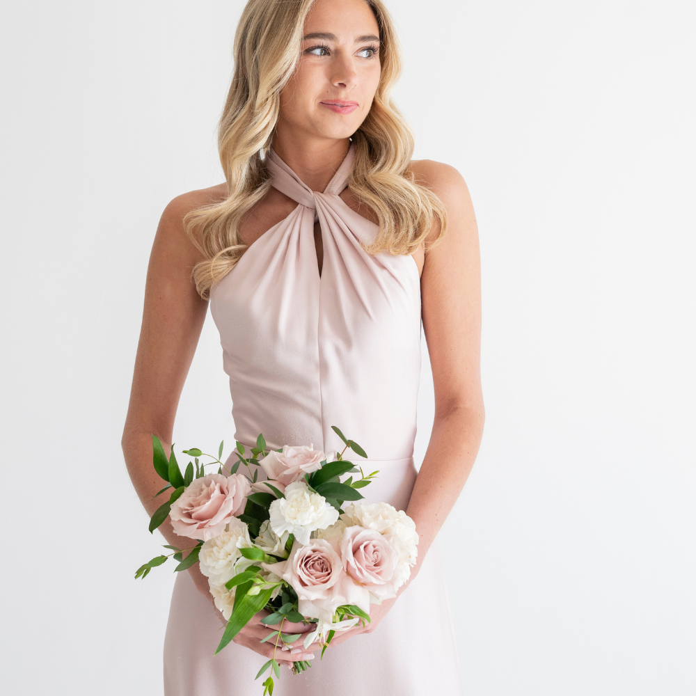 Blush Premade Centerpiece | Flower Moxie DIY Wedding Flowers