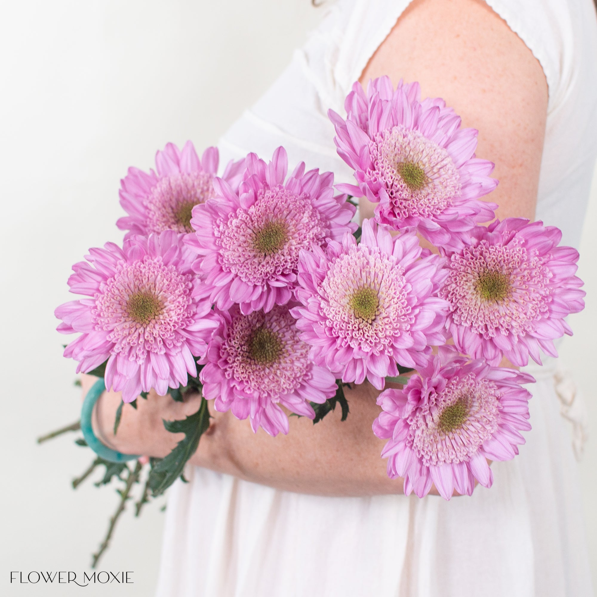 Pink Anemone Mum Flower | DIY Wedding Flowers | Flower Moxie
