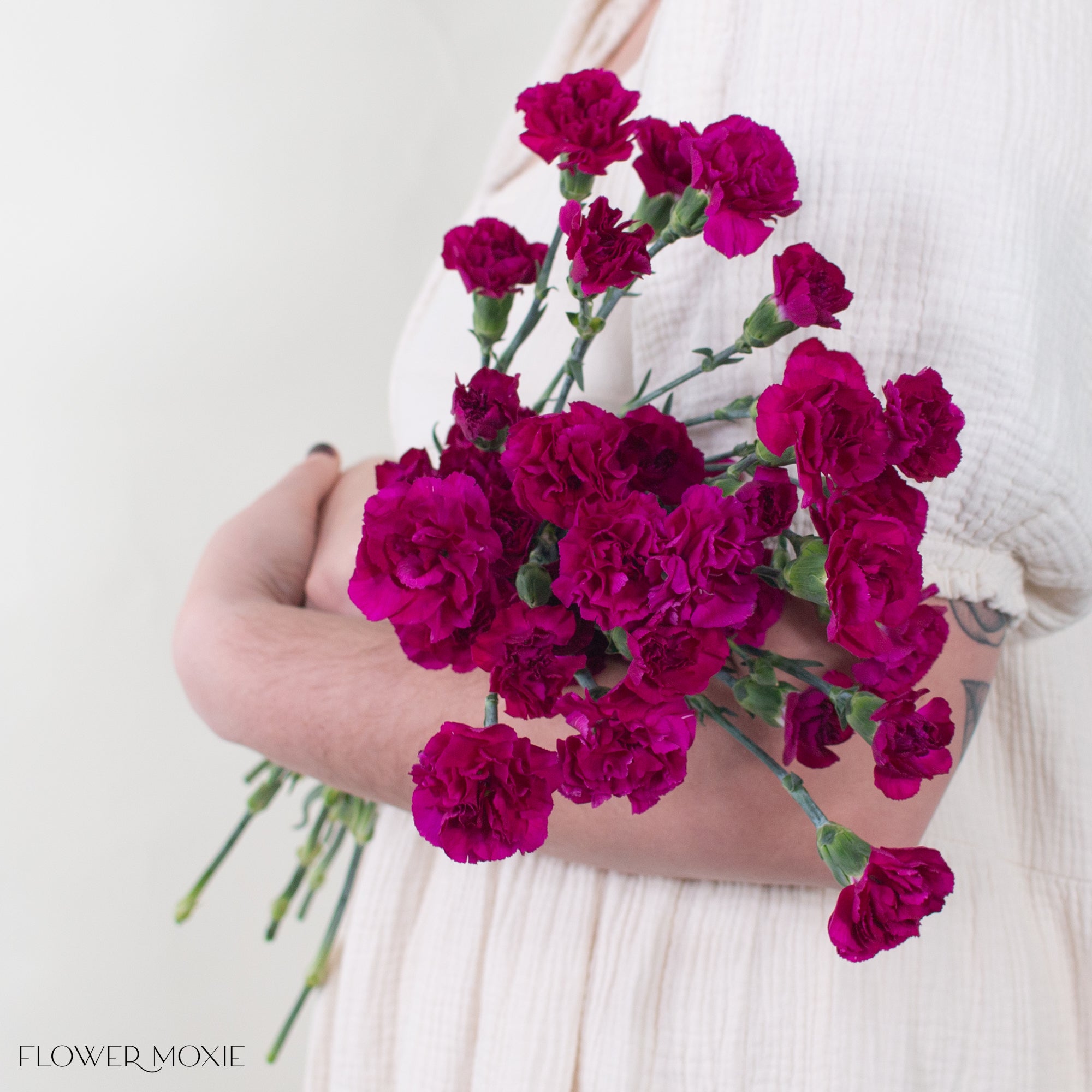 Two bunches of two-in-one simulated flowers, pink tulip calla lily, ha –  Ame_handmadesg, image size:2000x2000