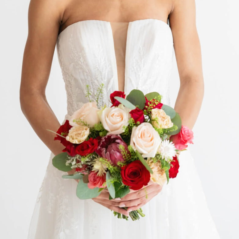 Premade bridesmaid fashion bouquets