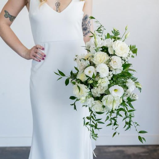 Emerald and Cream Bouquet Packages, DIY Wedding