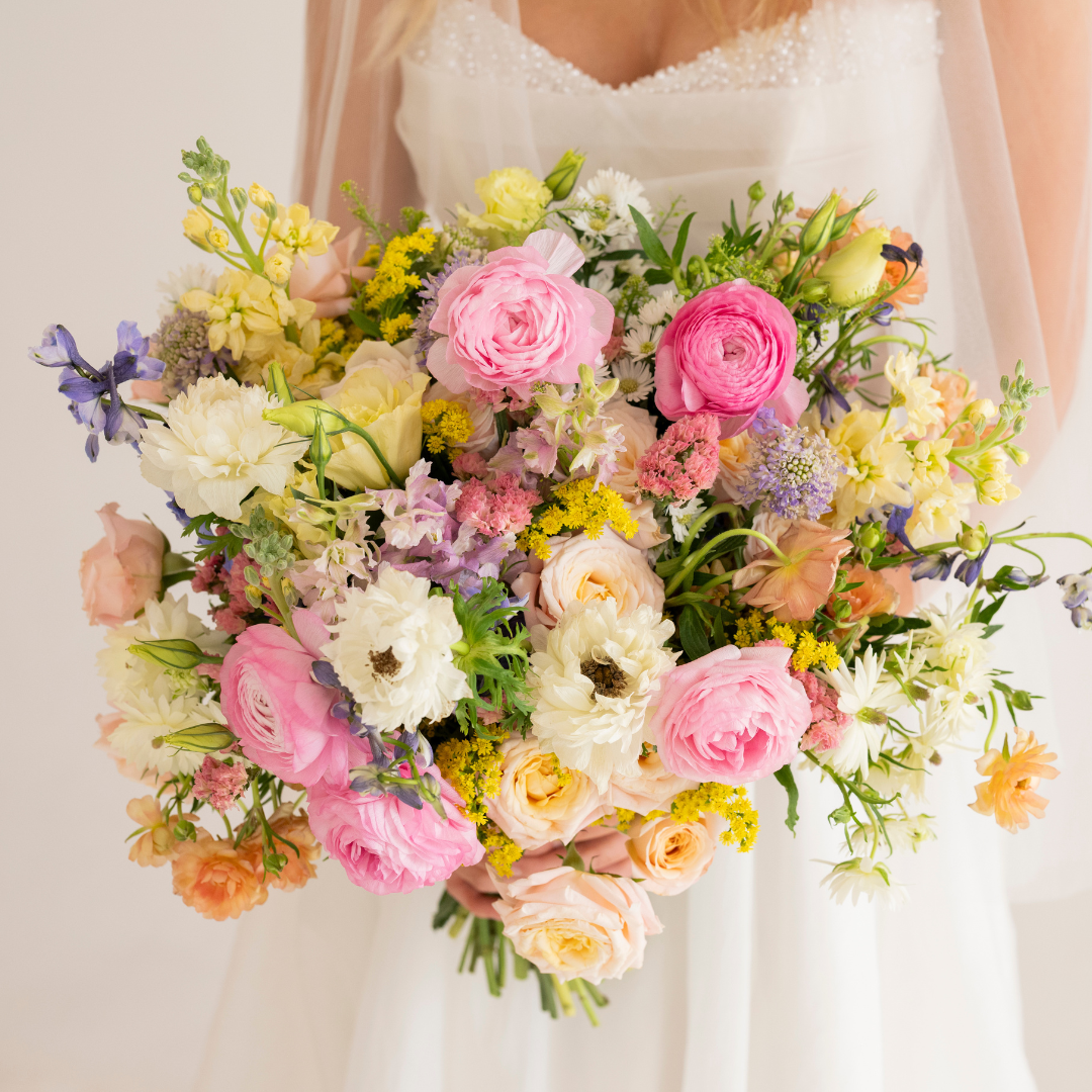 wildflower bridal bouquet