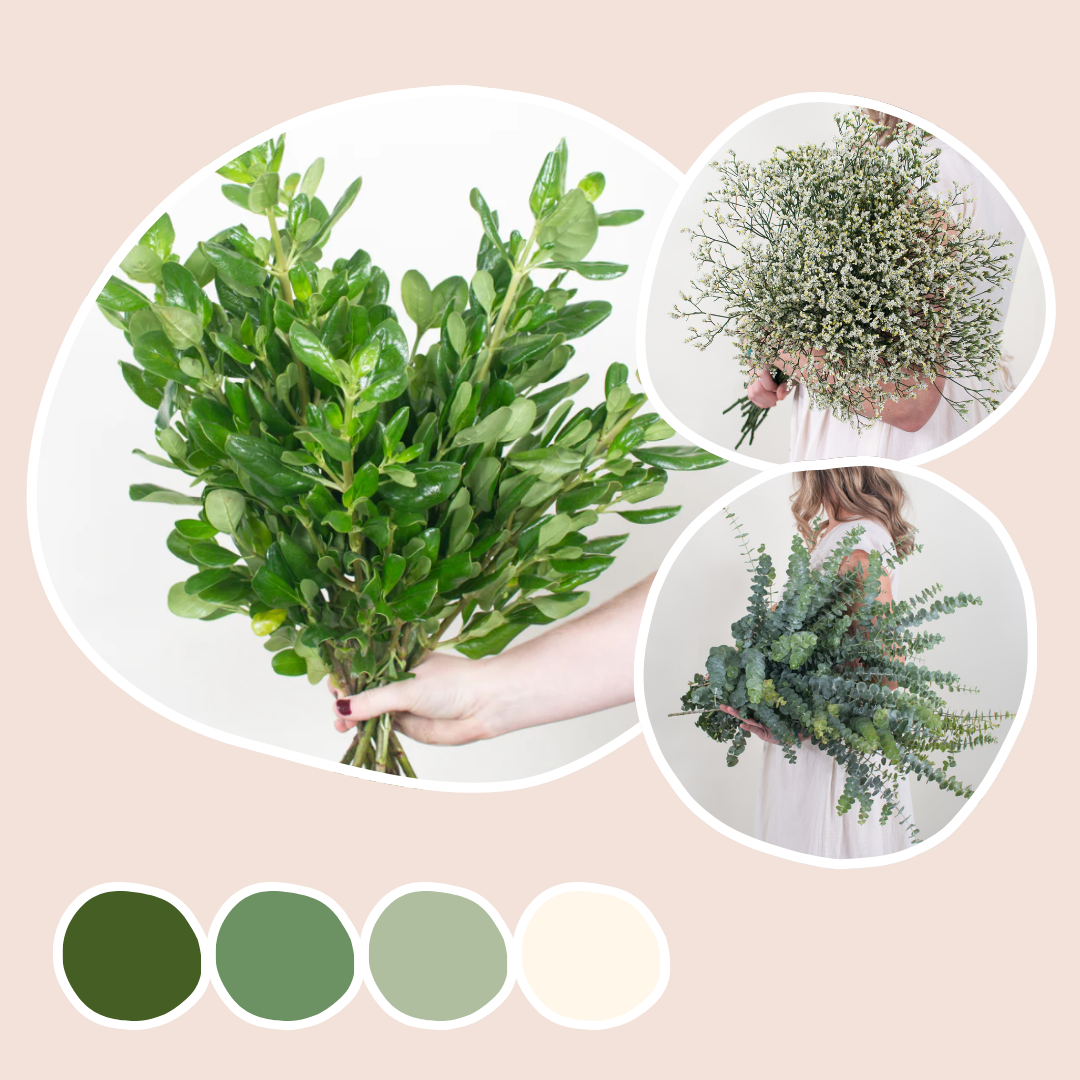 Greenery and Limonium Mixed Box
