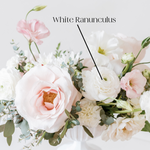 white ranunculus flower