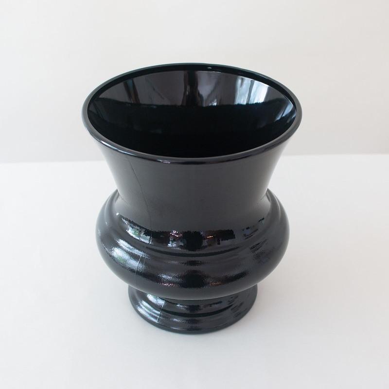 Black Designer Resin Urn