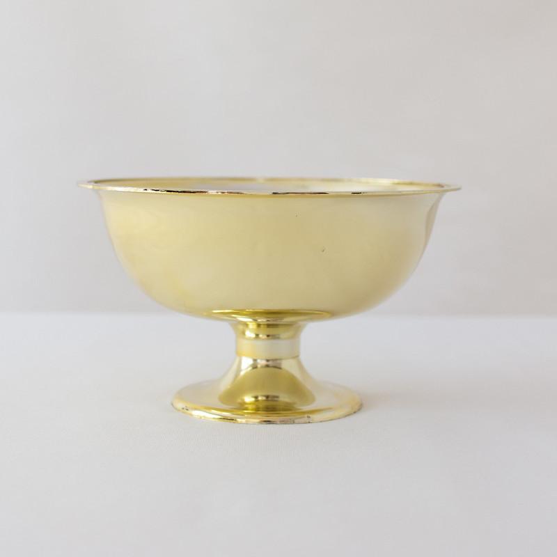 Classic Gold Plastic Compote