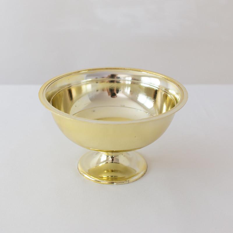 Classic Gold Plastic Compote