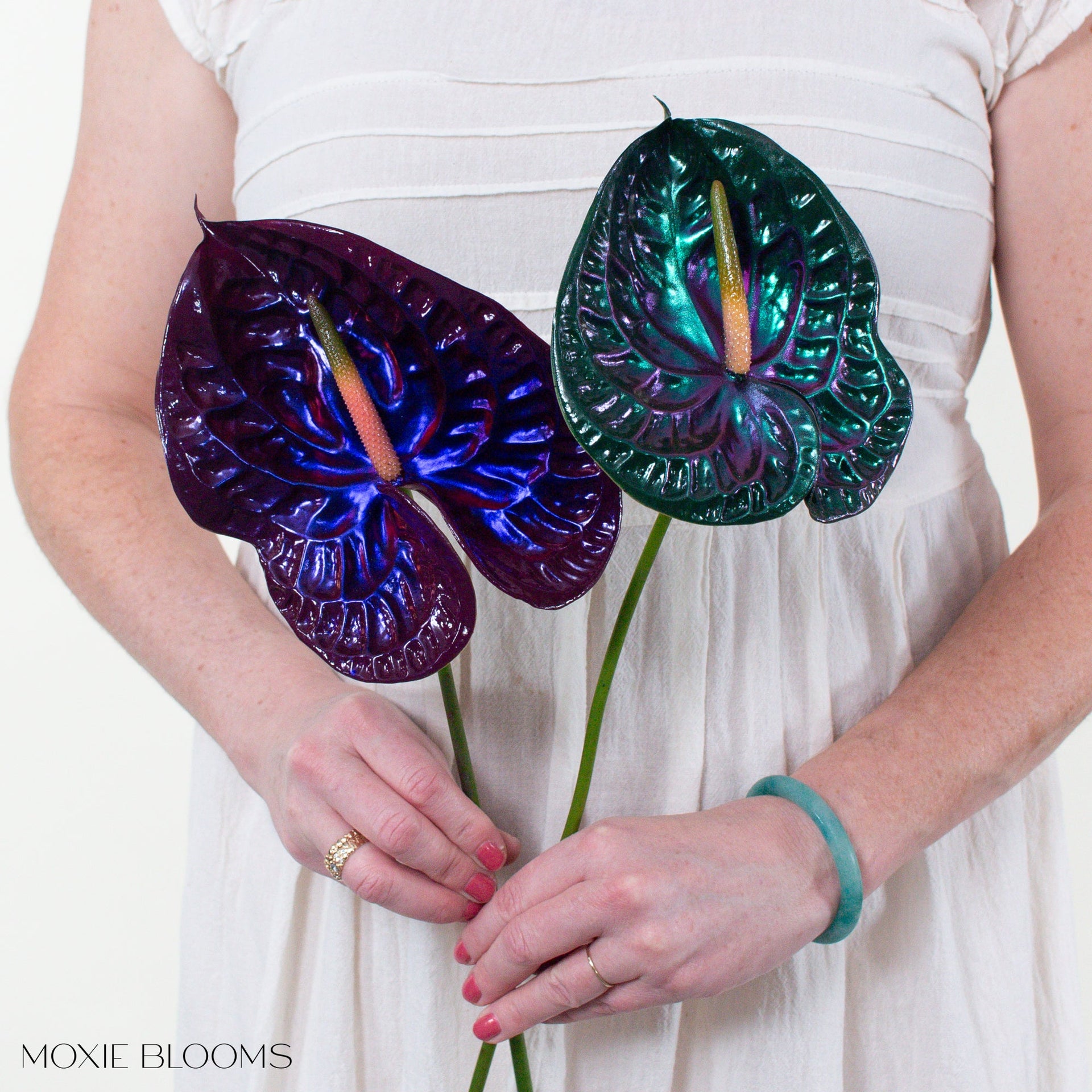 anthurium glowing Mood Ring Iridescent Anthurium