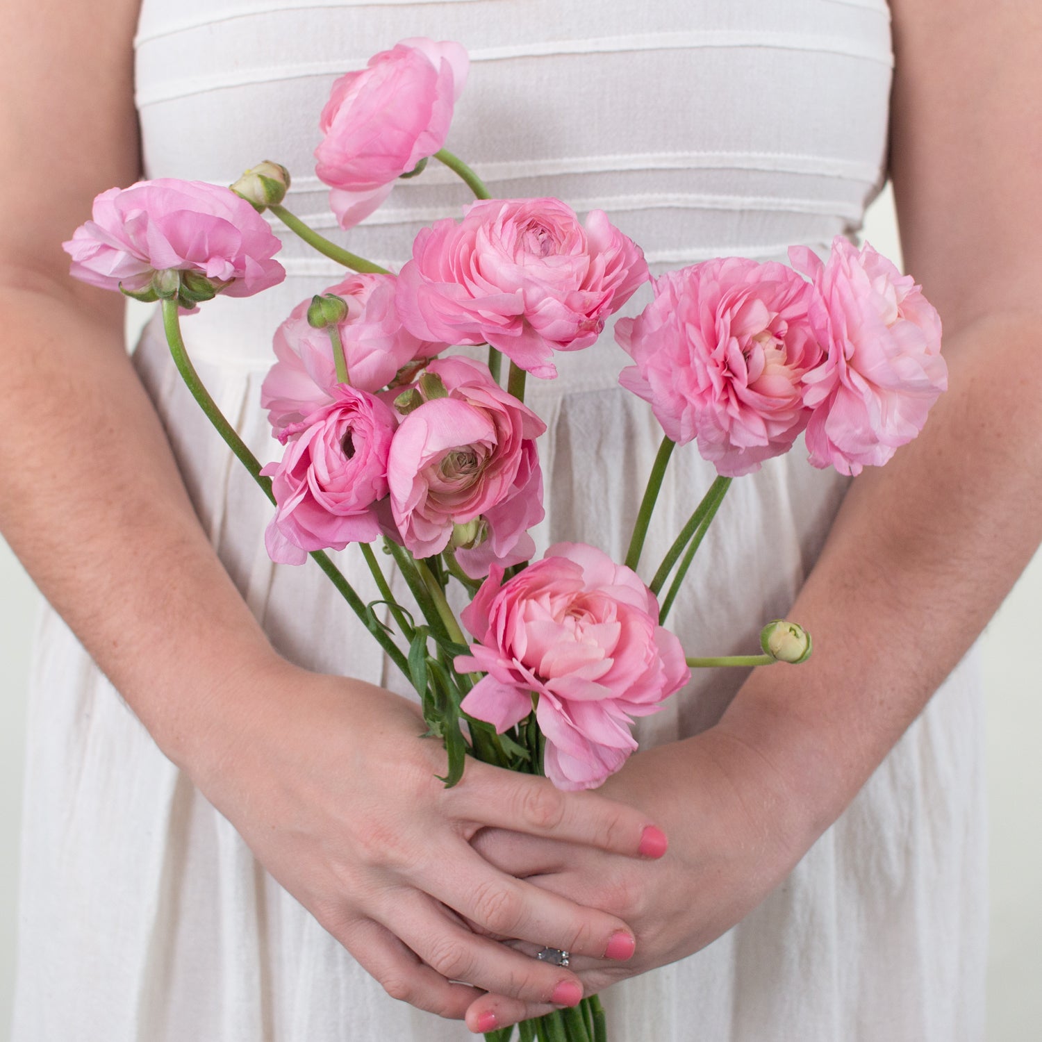Azalea Pink Double-Faced Satin Bouquet Ribbon – Flower Moxie Supply
