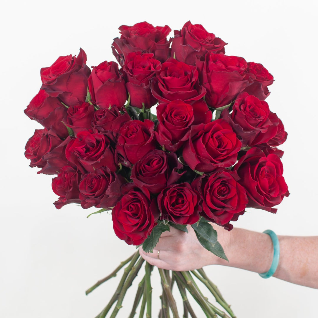 Red Explorer Rose | Fresh DIY Wedding Flowers | Flower Moxie