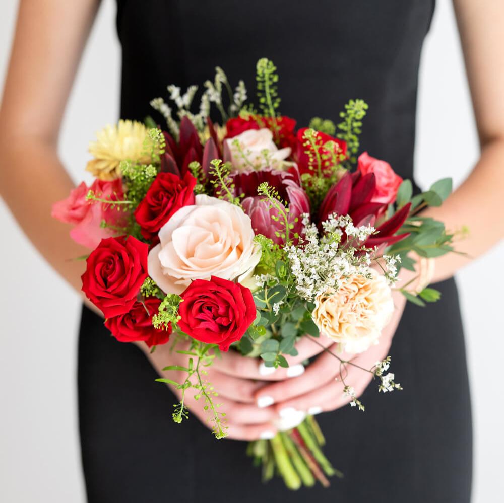 Cherry Blossom Premade Bridesmaid Bouquet