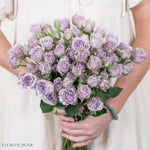 lavender spray roses