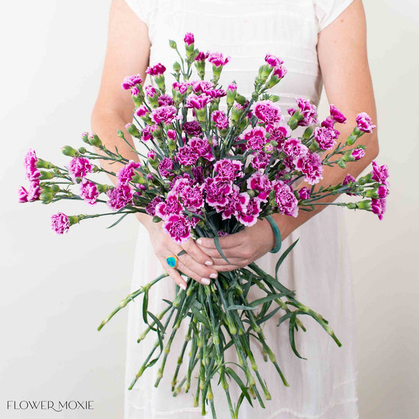 Purple Lavender Mini Carnation Flower | DIY Wedding Flowers