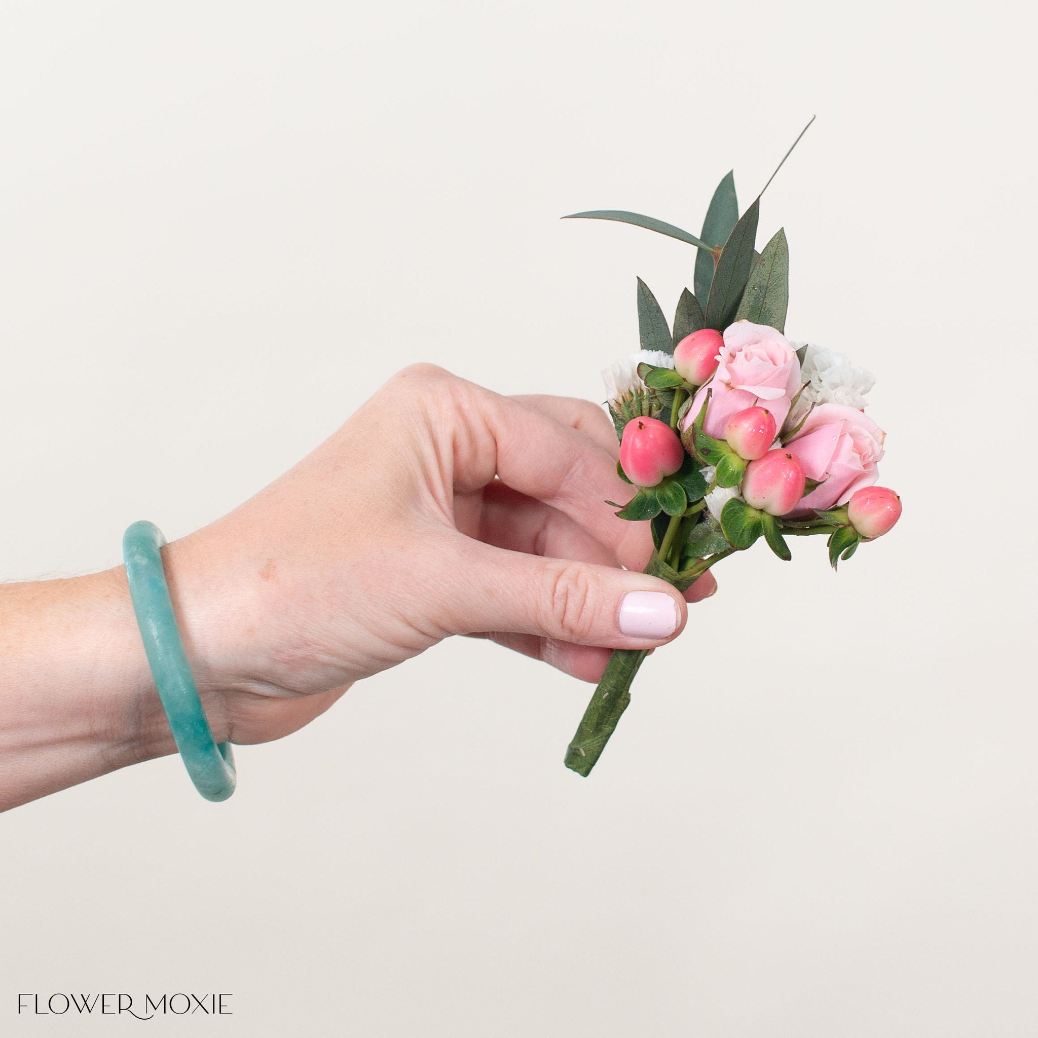 Blush Pink Premade Corsages – Flower Moxie