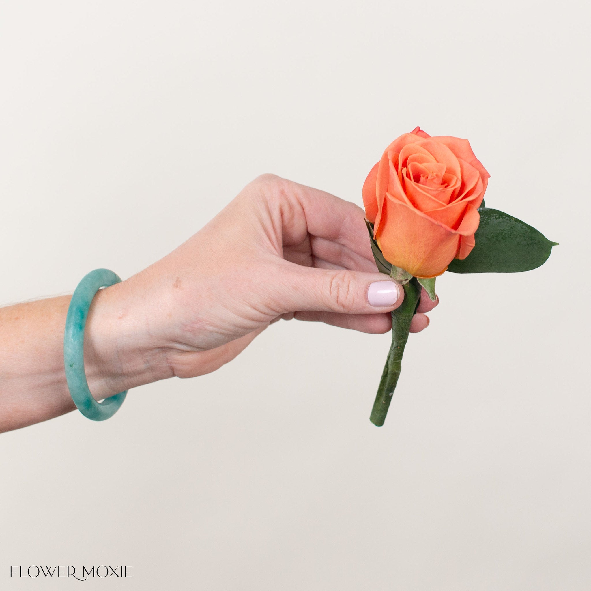 Classic Orange Premade Boutonnieres | Flower Moxie