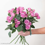 lavender spray roses