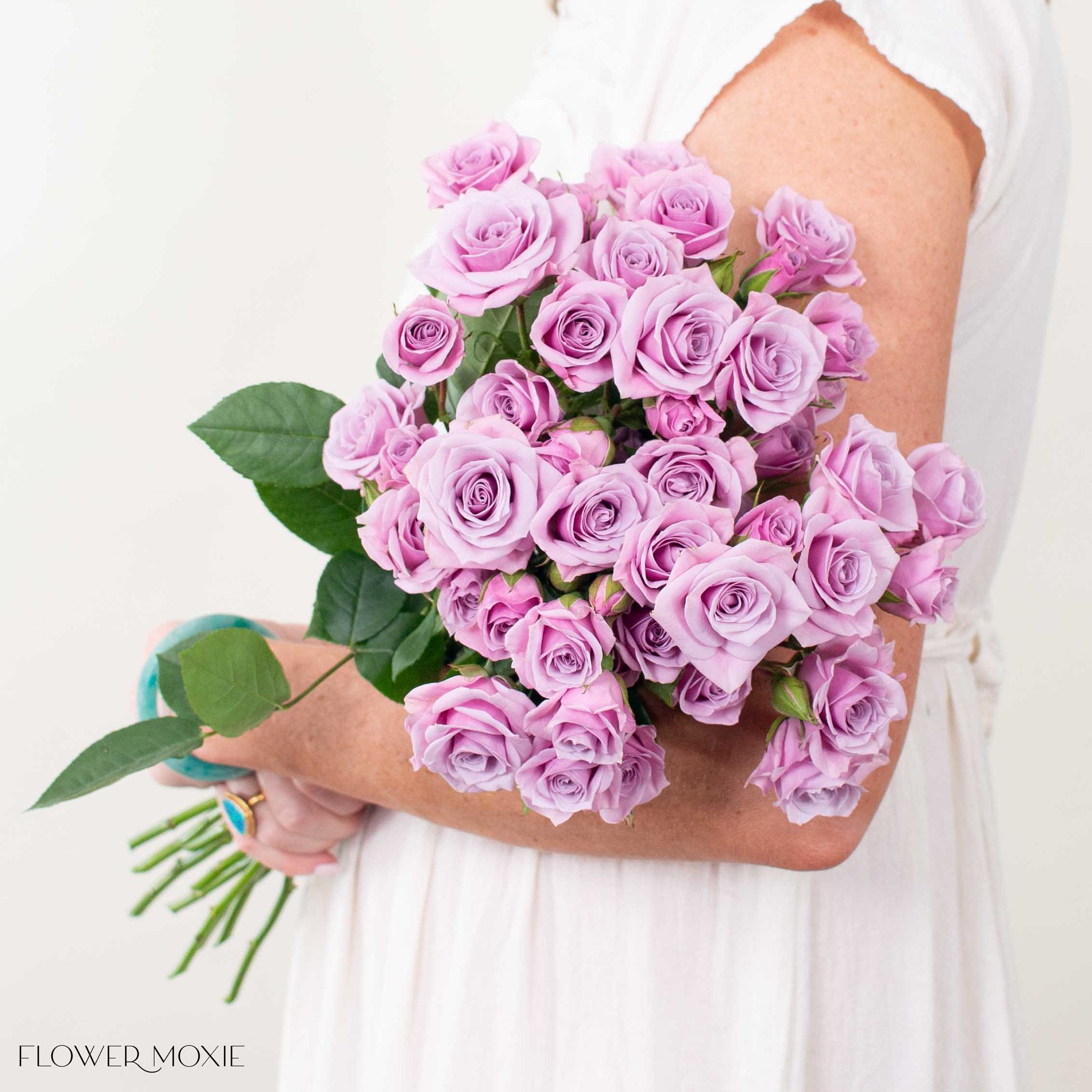 lavender spray roses