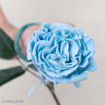 Light Blue Velvet Novelty Rose
