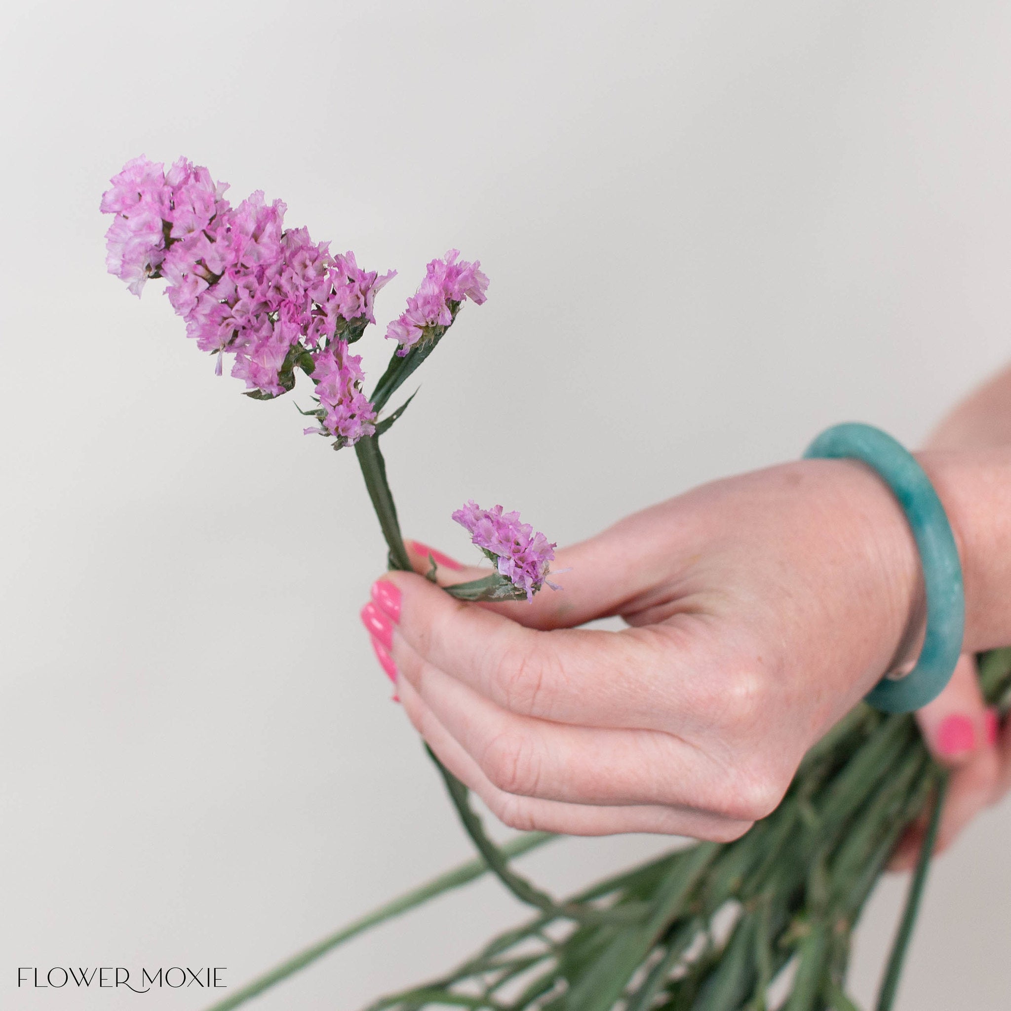 Deep Pink Statice Flower
