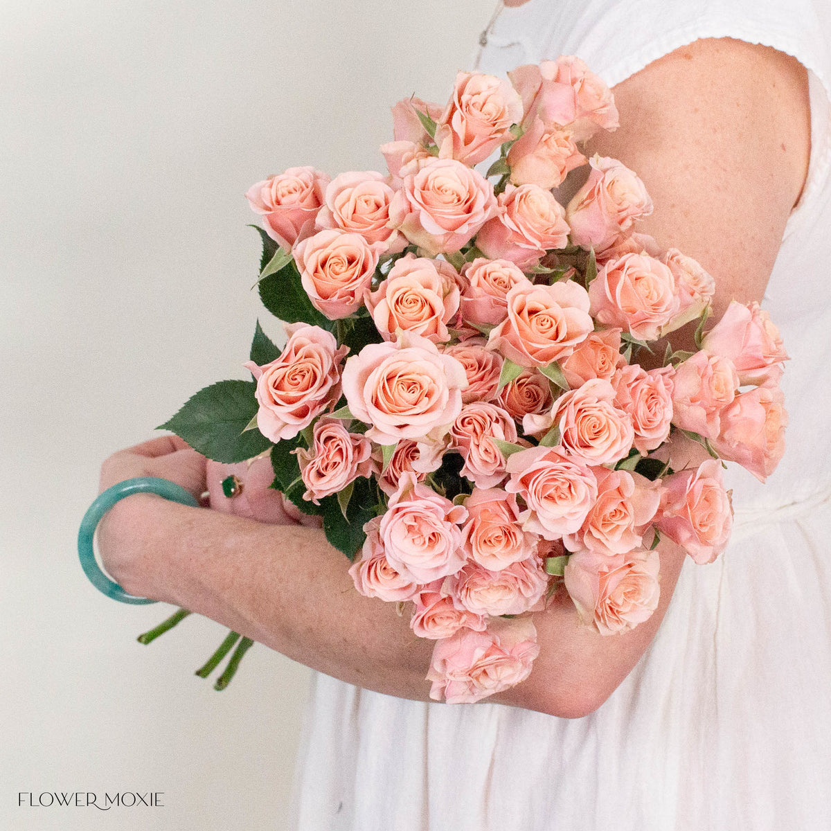 Peach Spray Roses
