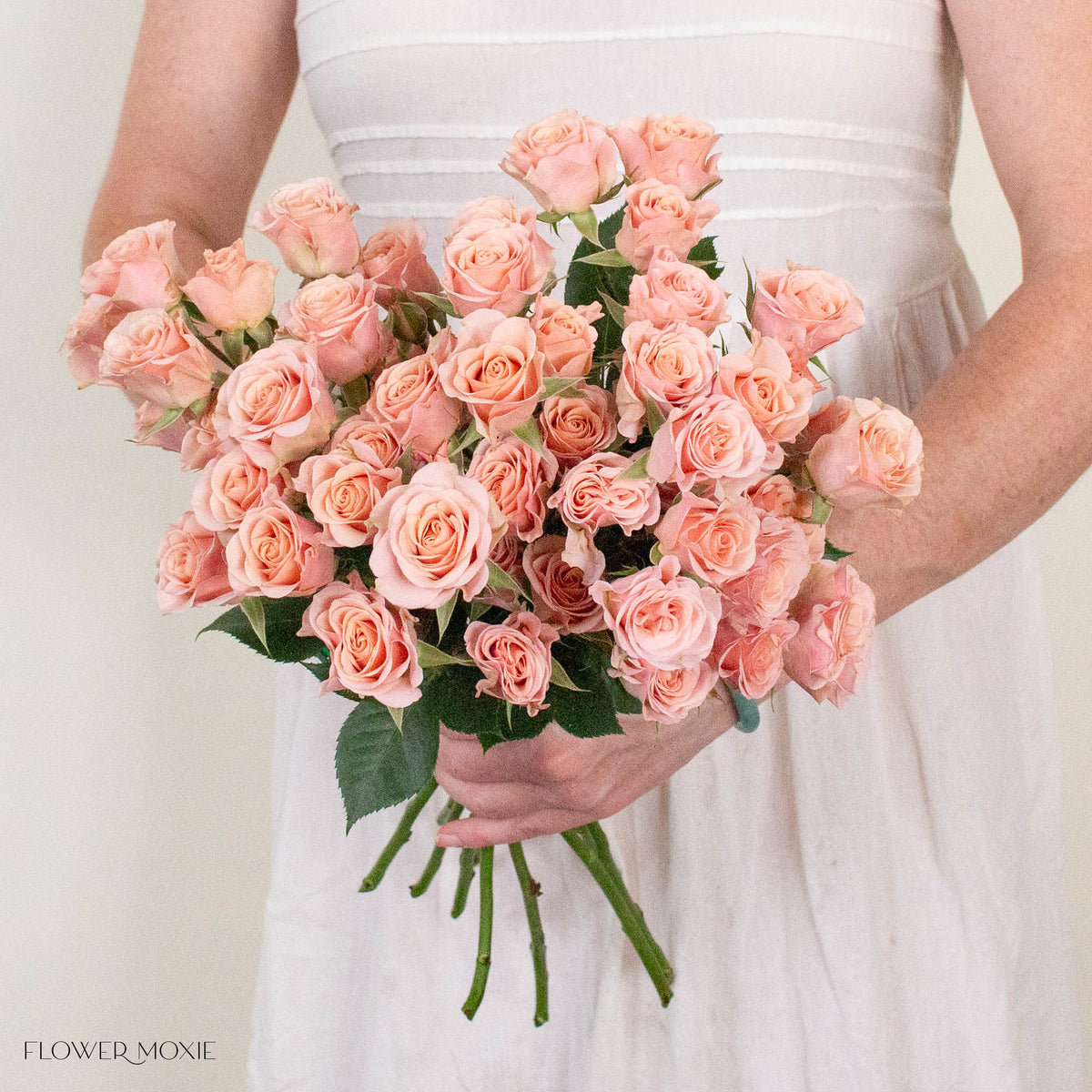 Peach Spray Roses
