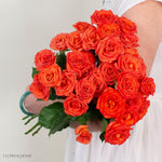 Orange Spray Roses
