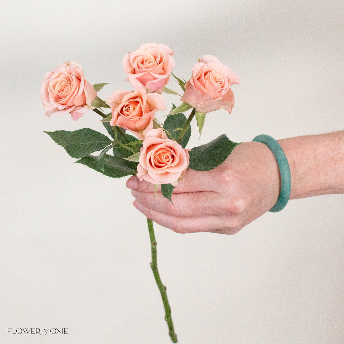 Peach Spray Roses
