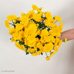 Yellow Cushion Pom Flower
