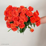Orange Spray Roses
