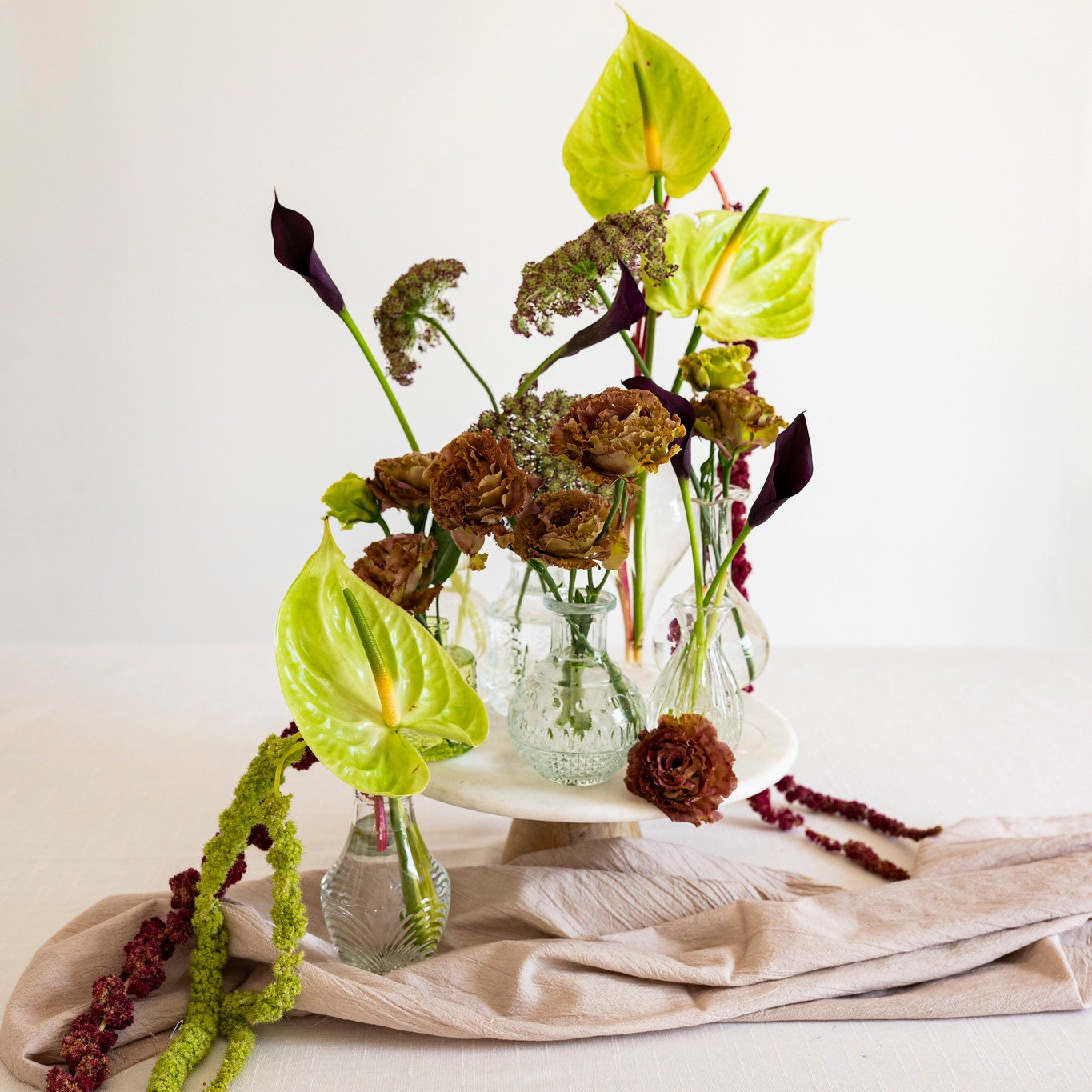 Antique Garden Bud Vases - Set of 20