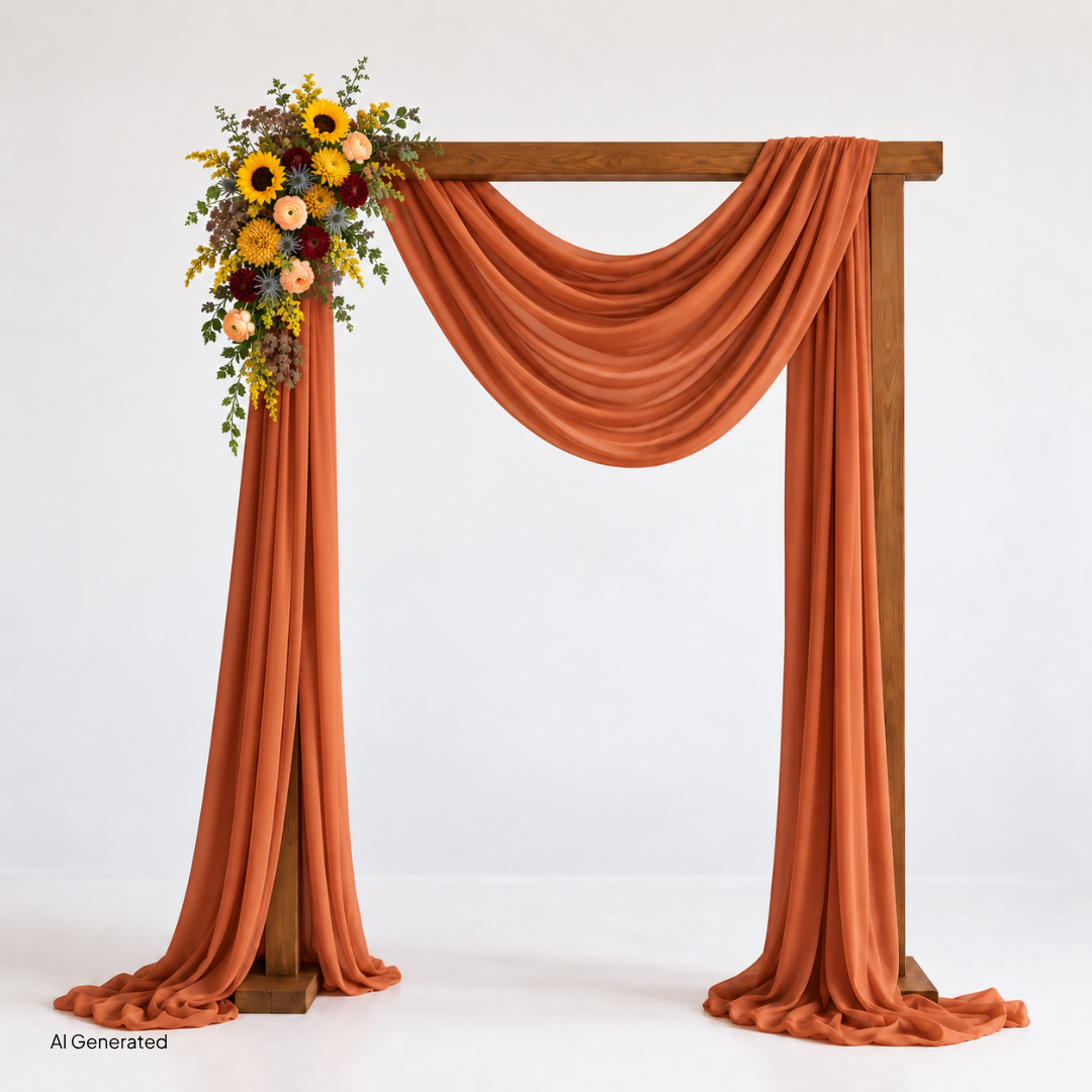 Autumn Wildflower Large Arch Arrangement
