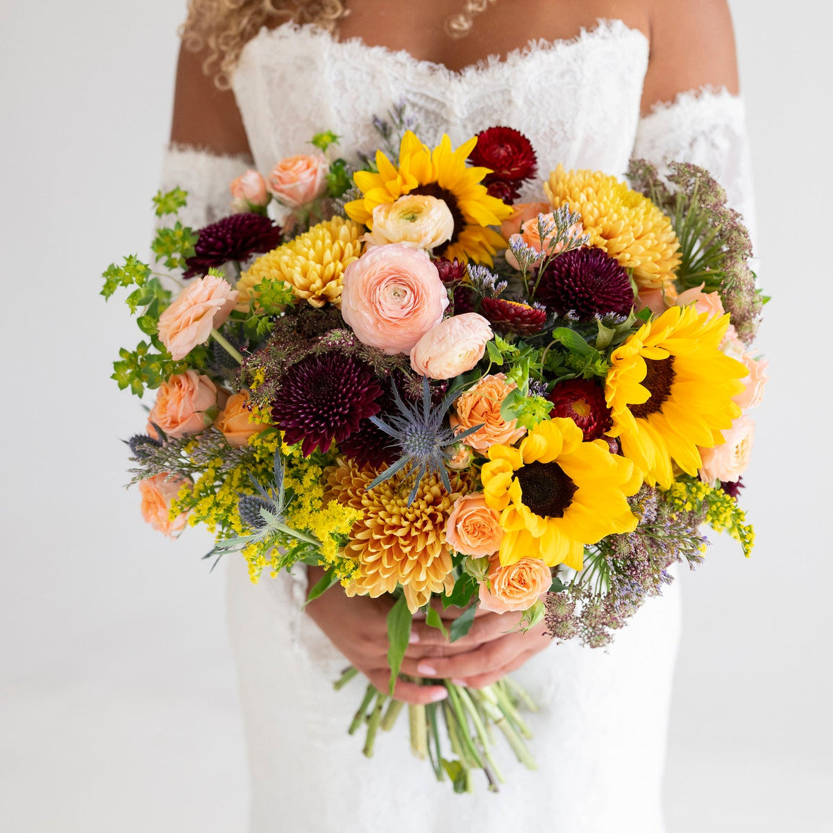 Autumn Wildflower Bridal Bouquet