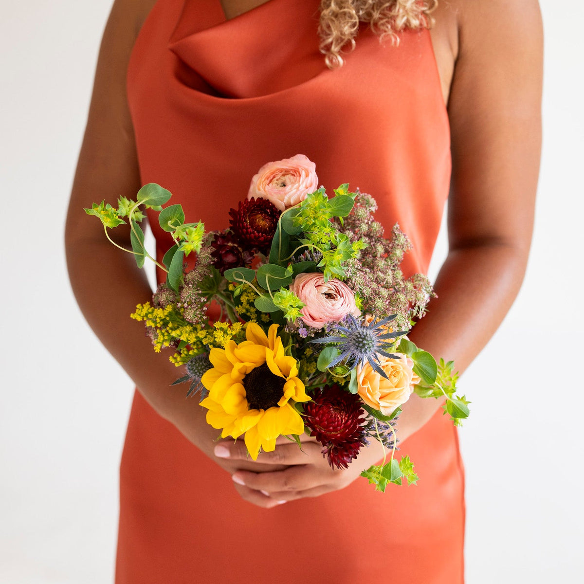 Autumn Wildflower Bridesmaid Bouquet