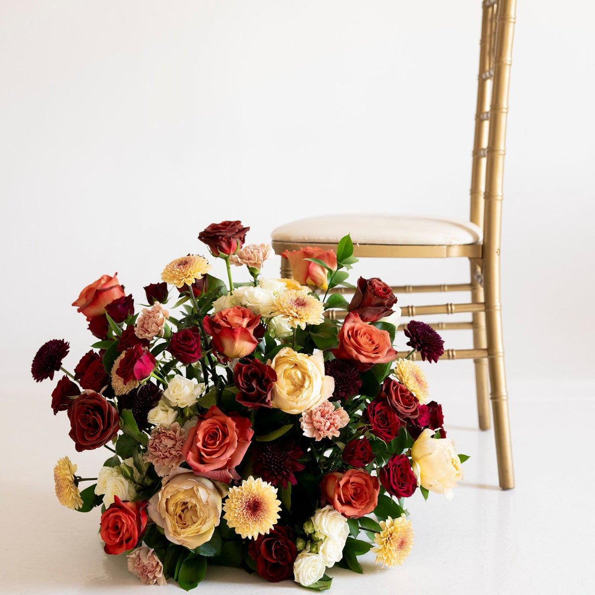 Autumnal Large Aisle Marker Arrangement