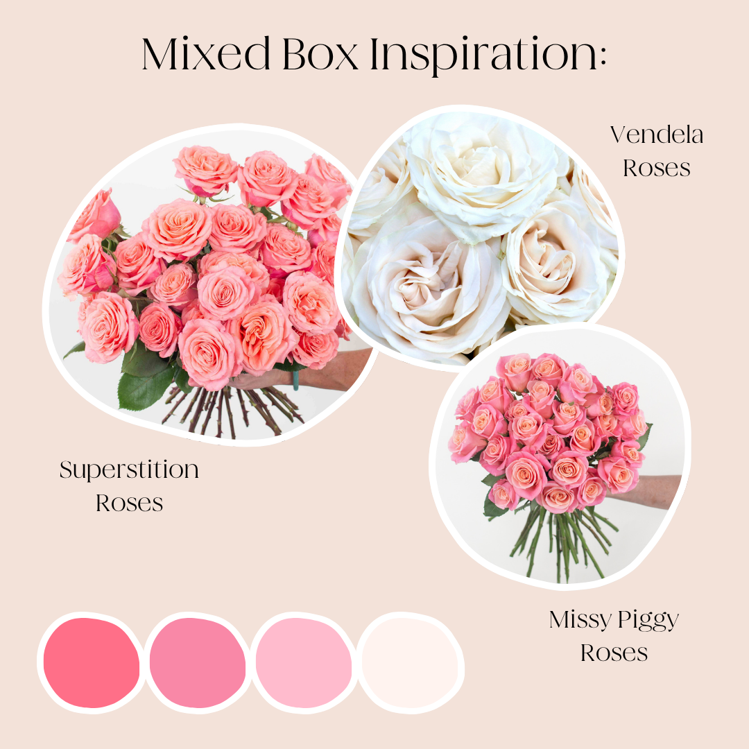 Build Your Own Rose & Spray Rose Mixed Box