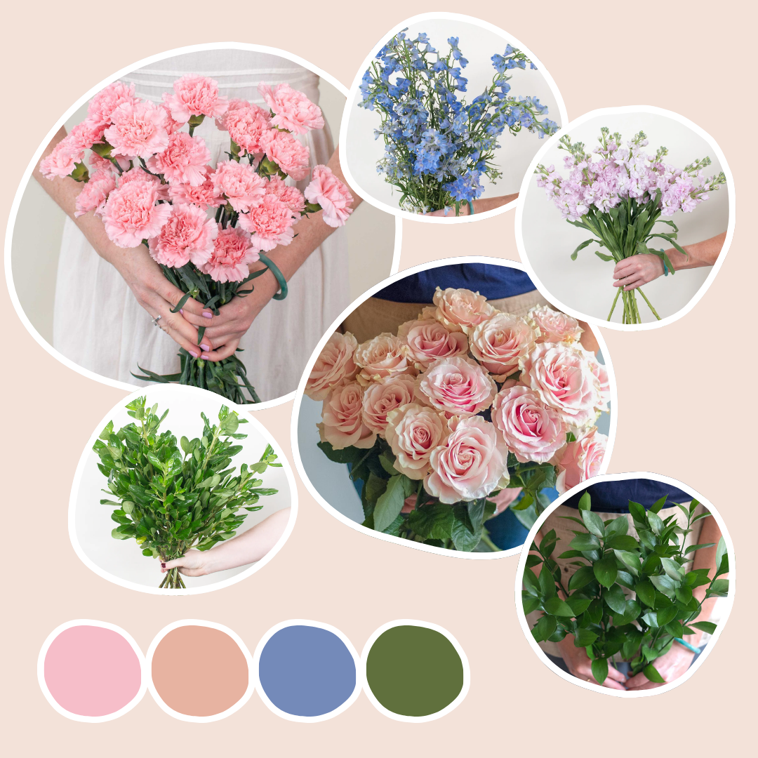 Blue and Pink Ceremony Mixed Box