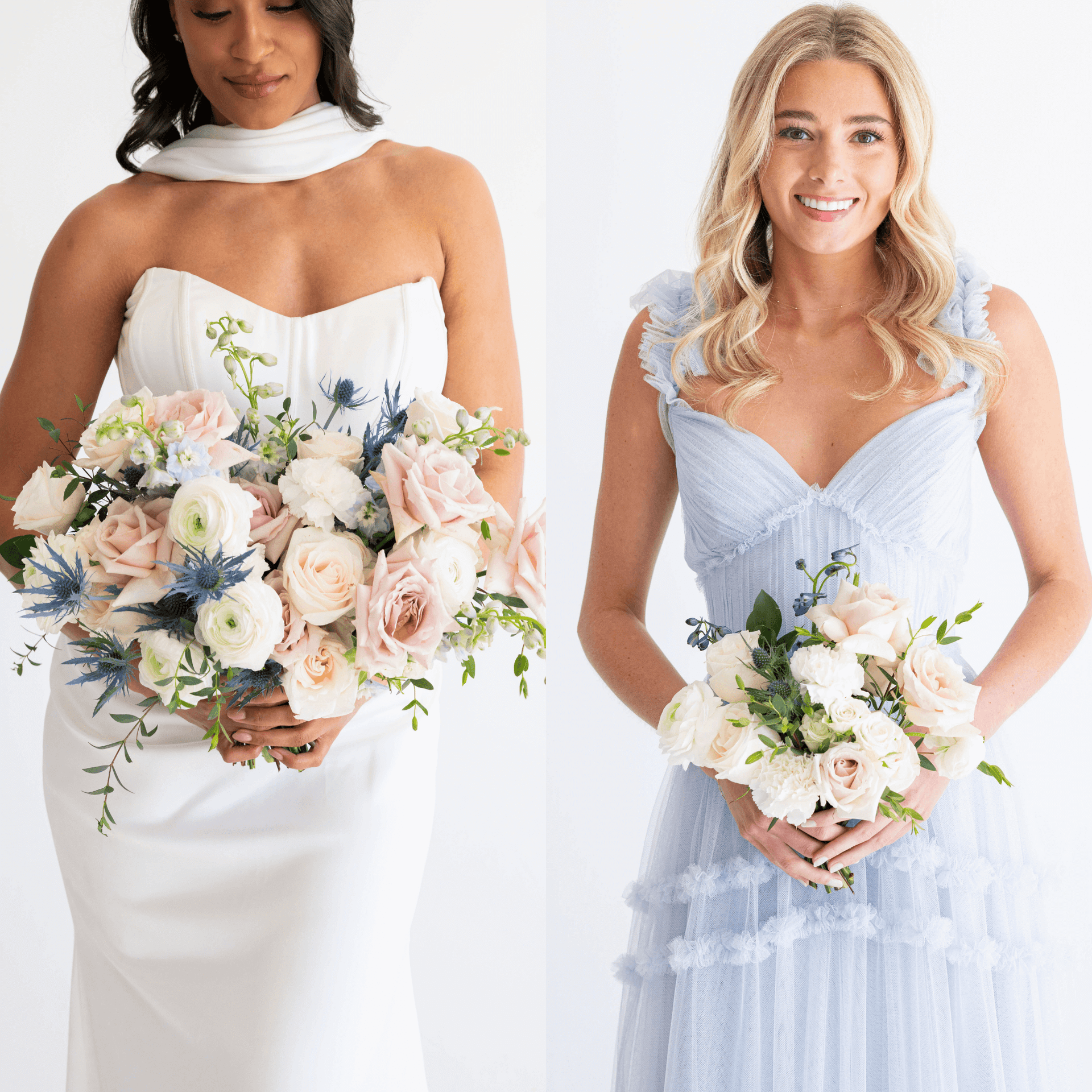 Dusty Blush & Blue Premade - Bridal Package