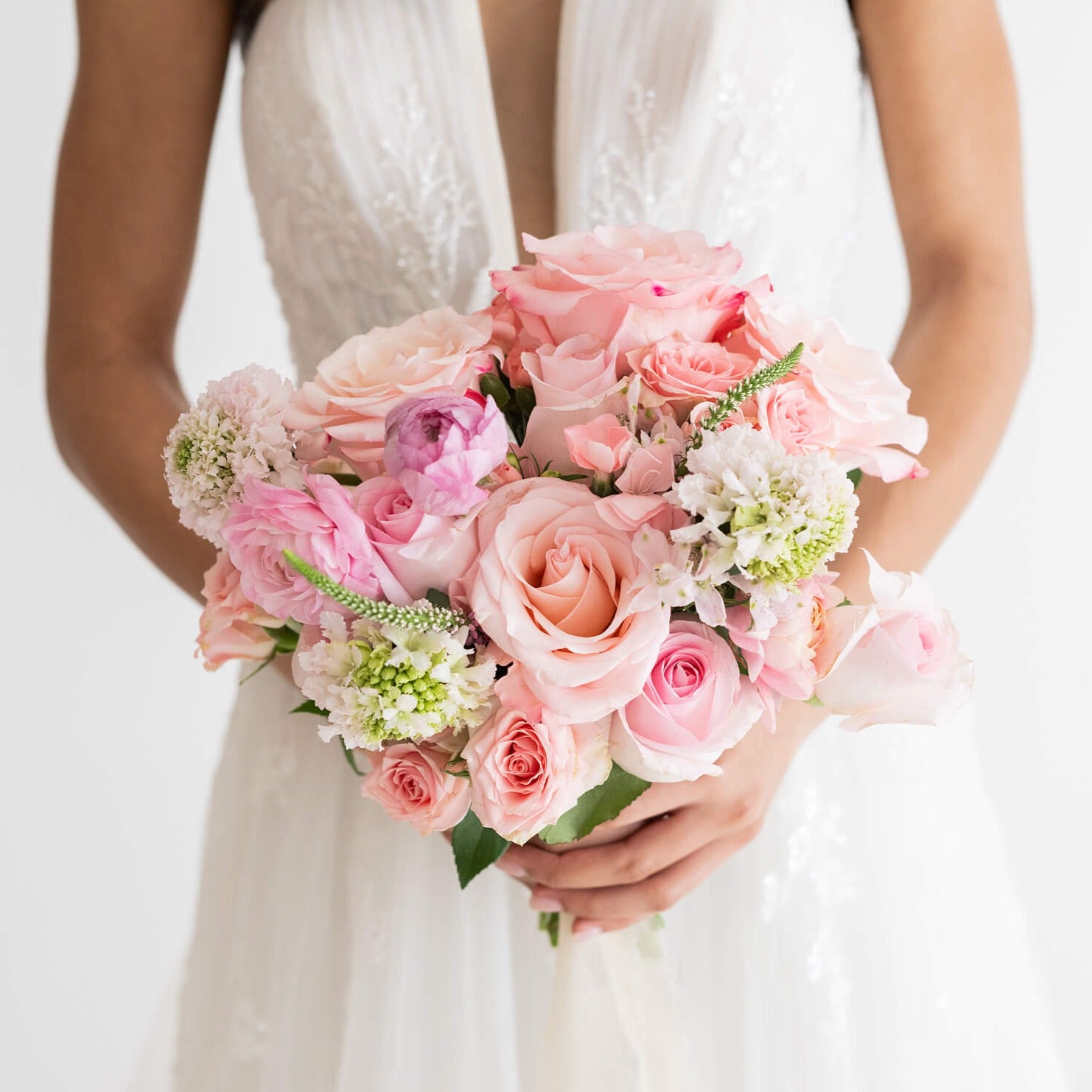 premade blush bridal bouquet