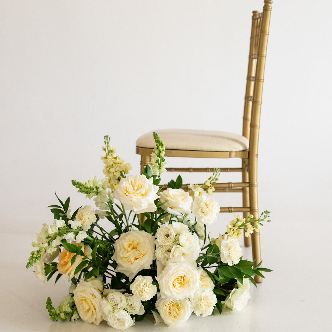 Buttercream Large Aisle Marker Arrangement