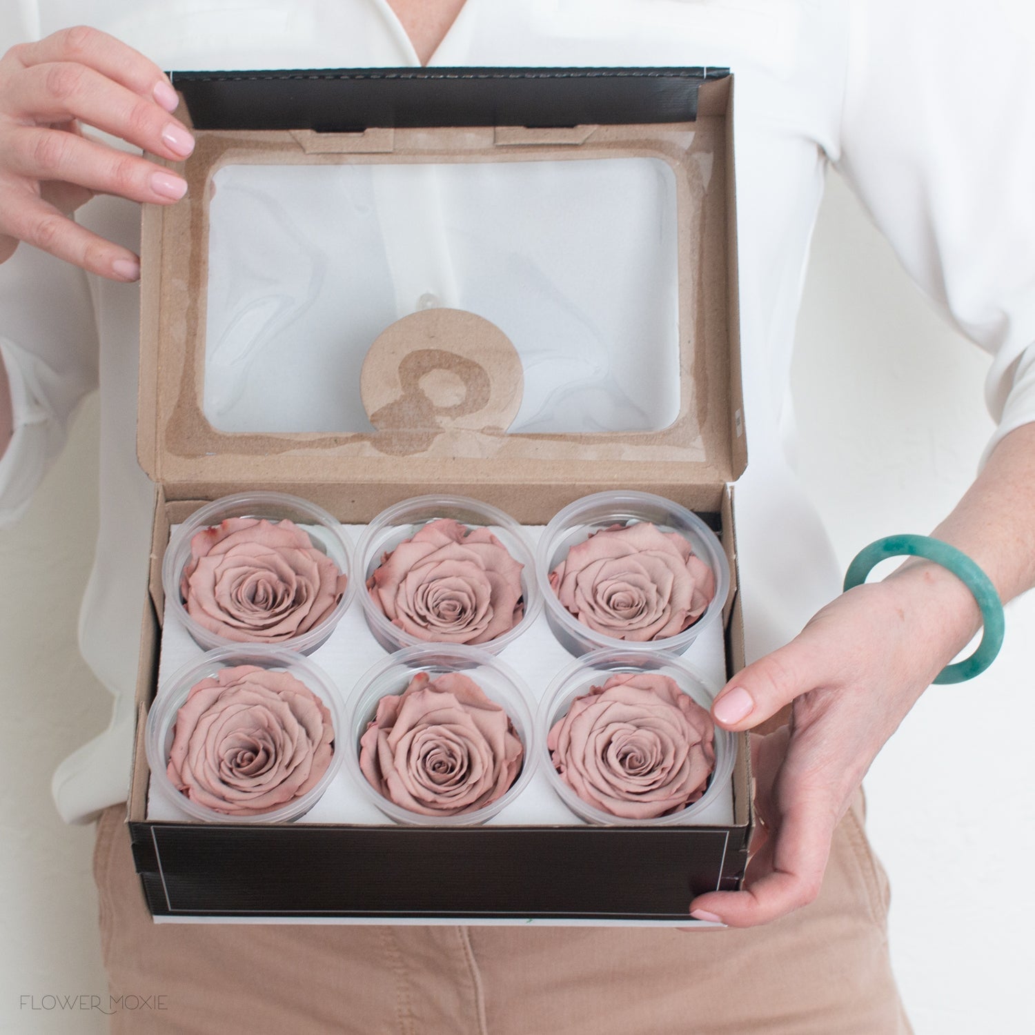 Mauve Preserved Roses