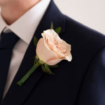 Classic Beige Premade Boutonnieres
