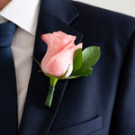 Classic Pink Premade Boutonnieres
