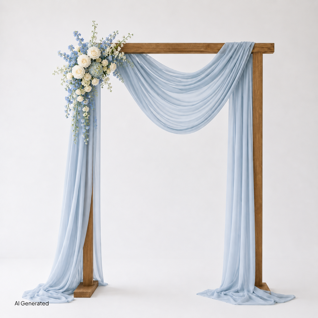 Coastal Hydrangea Large Arch Arrangement