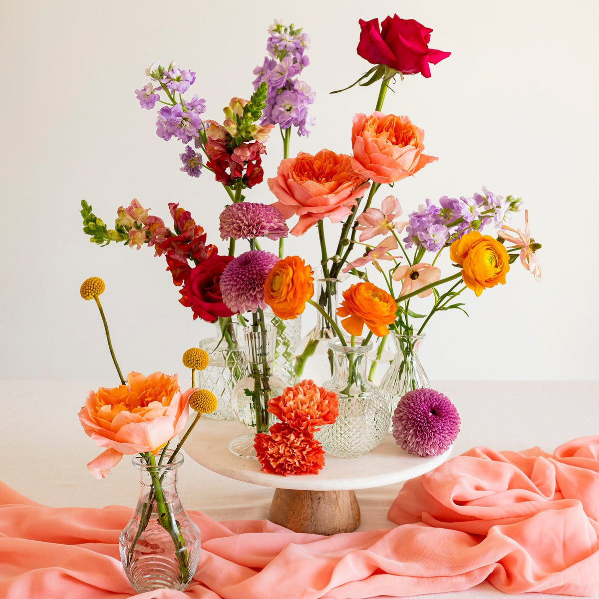 Color Crush Bud Vases - Set of 20