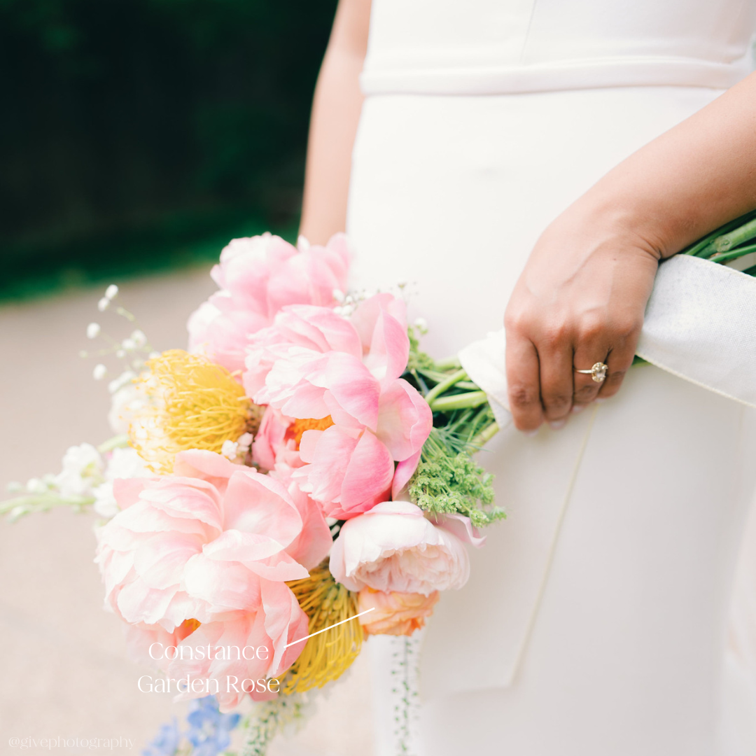 Luxurious Bridal Bouquets with Garden Roses & Peonies