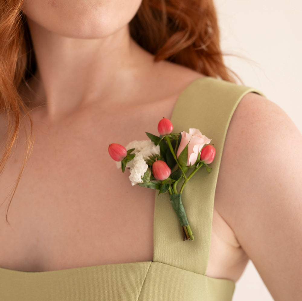 Blush Pink Premade Corsages
