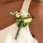 Cream Premade Corsage