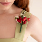 Red Premade Corsages
